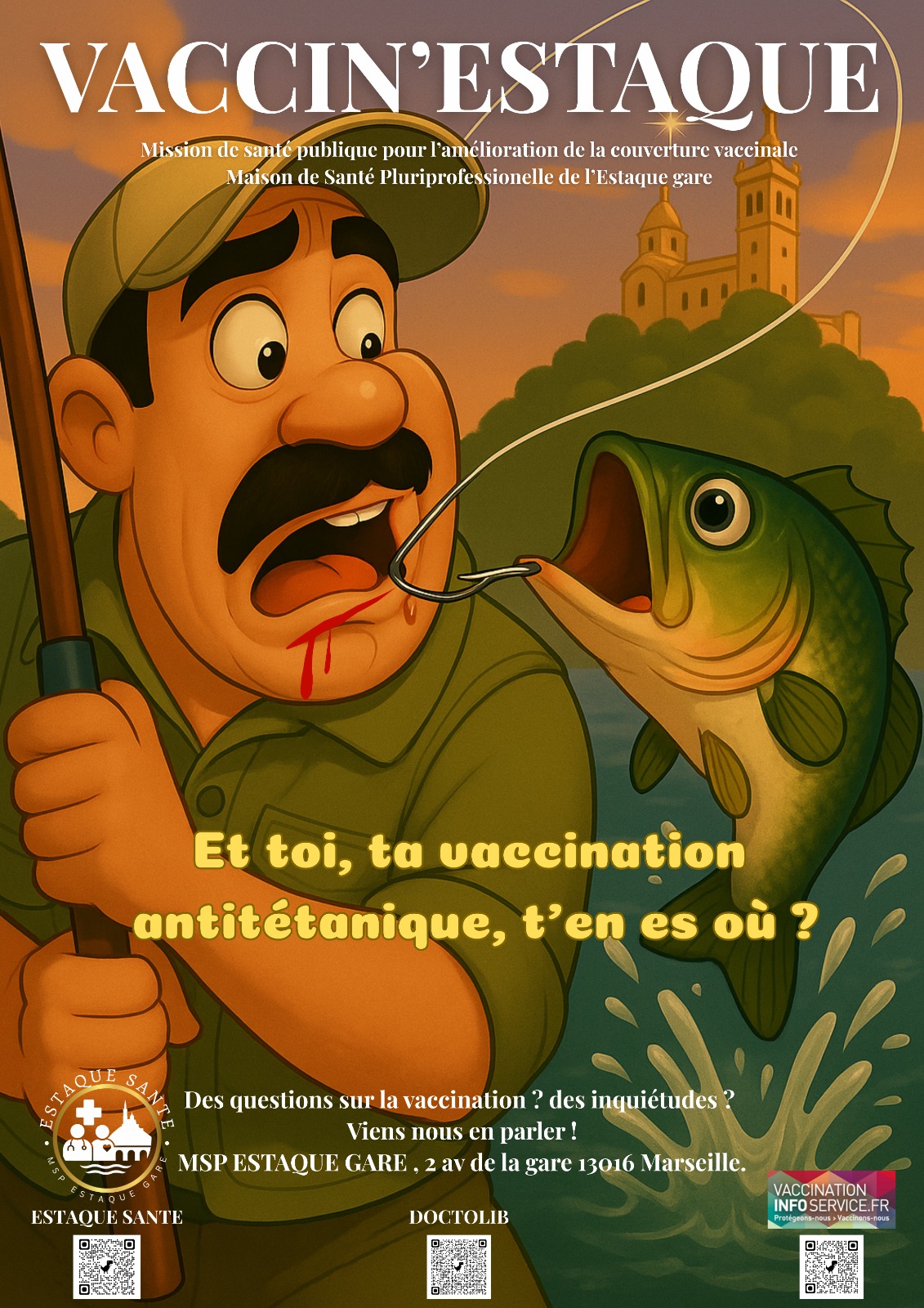 Campagne Vaccin'Estaque - Pêcheur